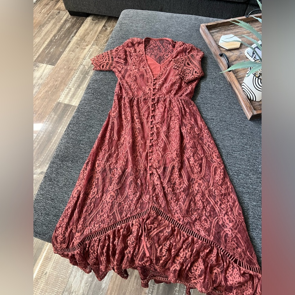Shyanne Western Lace Dress